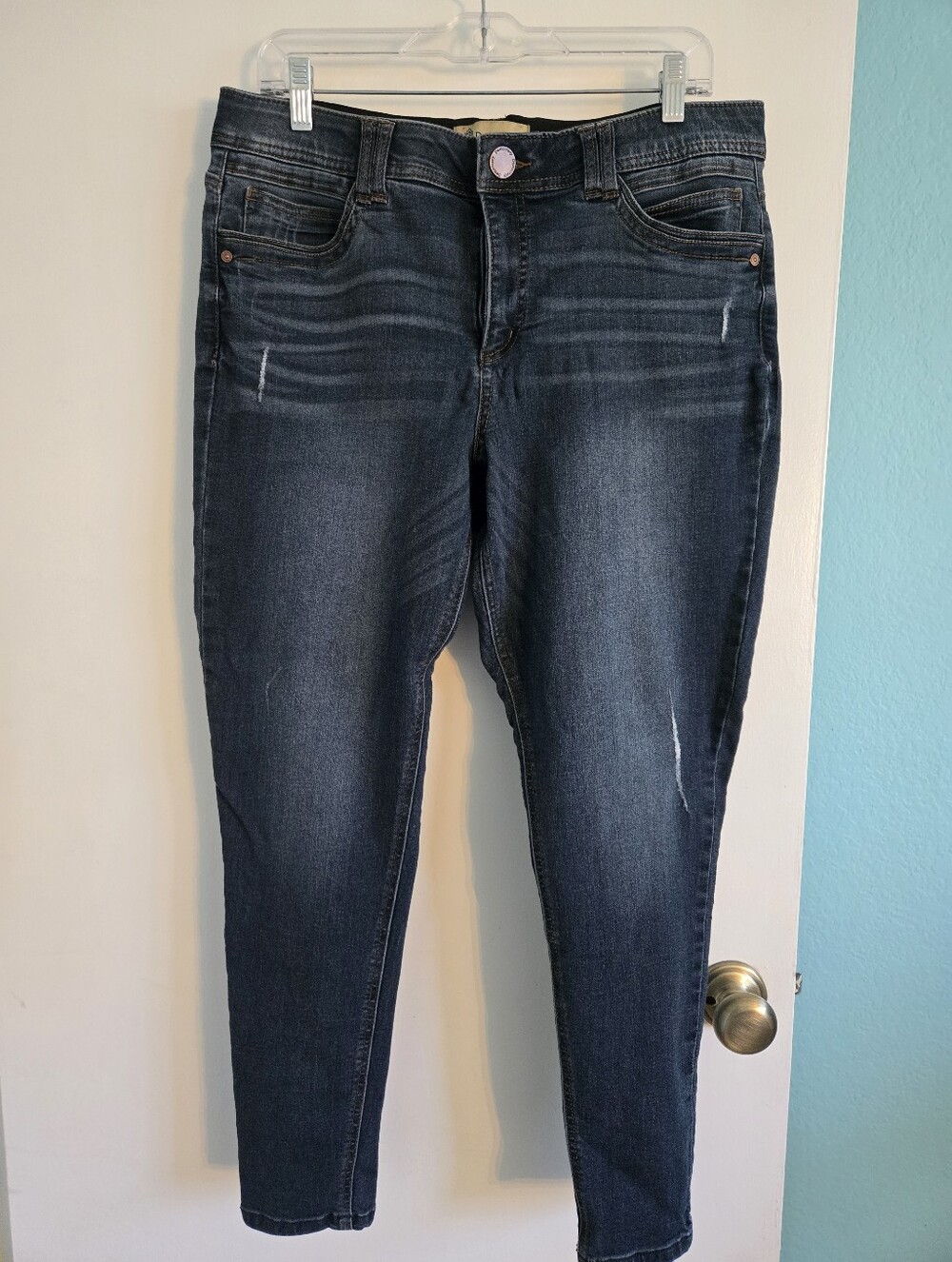 Democracy Dark Blue Ab Technology Jeans Size 14